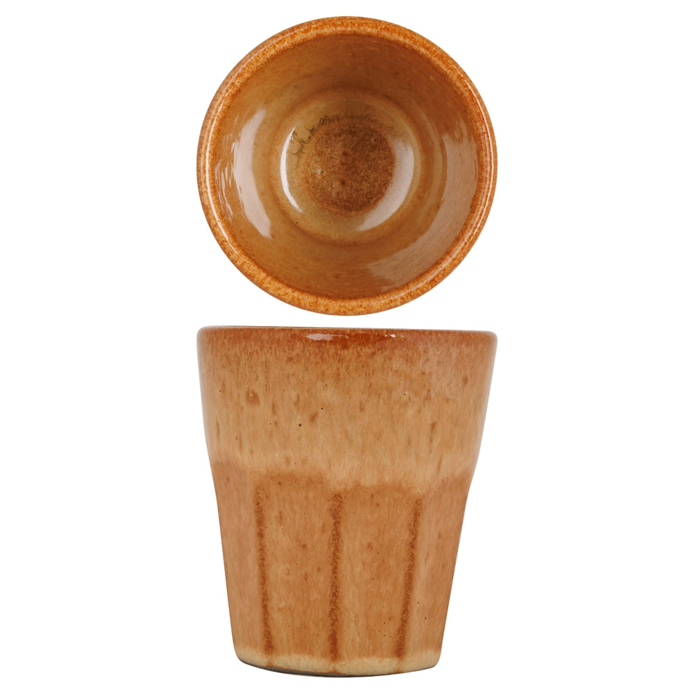 Cosy & Trendy Koffiekopjes / Cappuccino Bekers Bistro Mustard Yellow 290 ml - 6 stuks