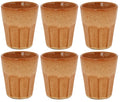 Cosy & Trendy Koffiekopjes / Cappuccino Bekers Bistro Mustard Yellow 290 ml - 6 stuks