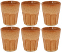 Cosy & Trendy Koffiekopjes / Cappuccino Bekers Bistro Mustard Yellow 290 ml - 6 stuks