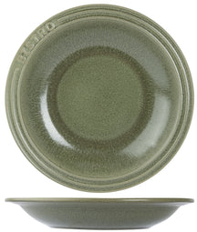 Cosy & Trendy Diepe Borden / Pastaborden Bistro Thyme Green ø 26 cm - 6 stuks