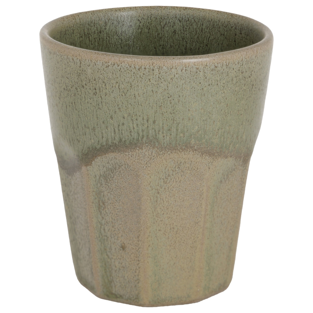 Cosy & Trendy Koffiekopjes / Cappuccino Bekers Bistro Thyme Green 290 ml - 6 stuks