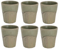 Cosy & Trendy Koffiekopjes / Cappuccino Bekers Bistro Thyme Green 290 ml - 6 stuks