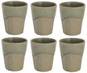Cosy & Trendy Koffiekopjes / Cappuccino Bekers Bistro Thyme Green 290 ml - 6 stuks