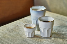 Cosy & Trendy Koffiekopjes / Cappuccino Bekers Bistro Vintage White 290 ml - 6 stuks