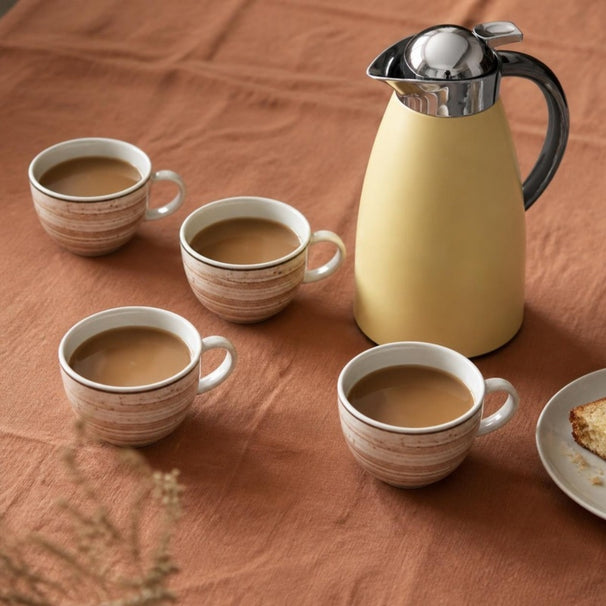 Cosy & Trendy Mokken Sintra Terracotta 350 ml - 4 stuks