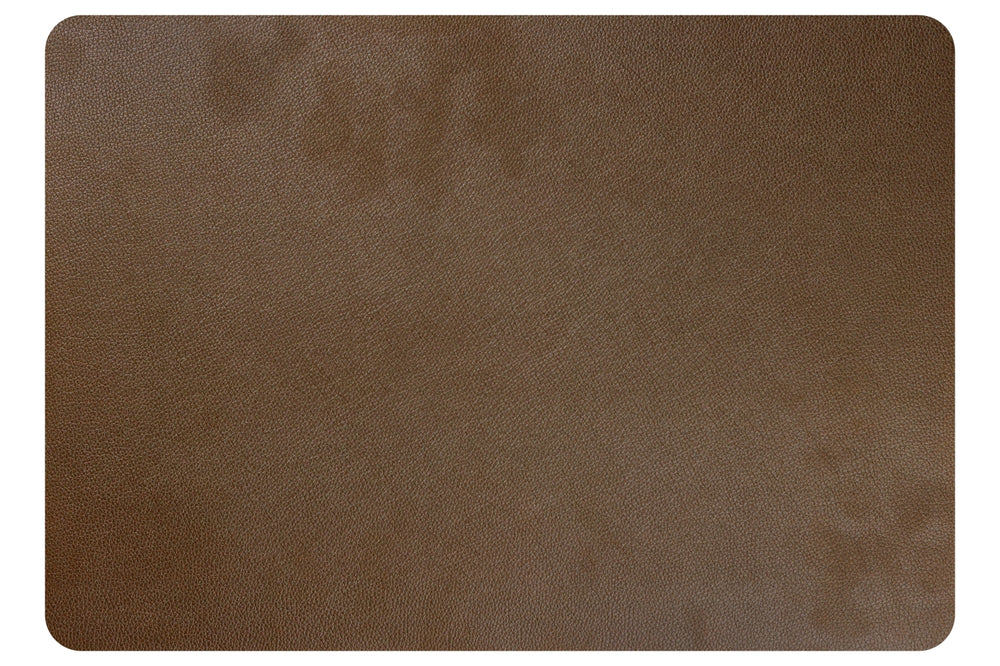 Cosy & Trendy Placemats Leather Look Lead Gray - Afwasbaar - 43 x 30 cm - 6 Stuks