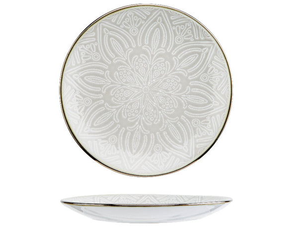 Cosy & Trendy Ontbijtborden / Dessertborden Murano Beige ø 20 cm - 6 Stuks