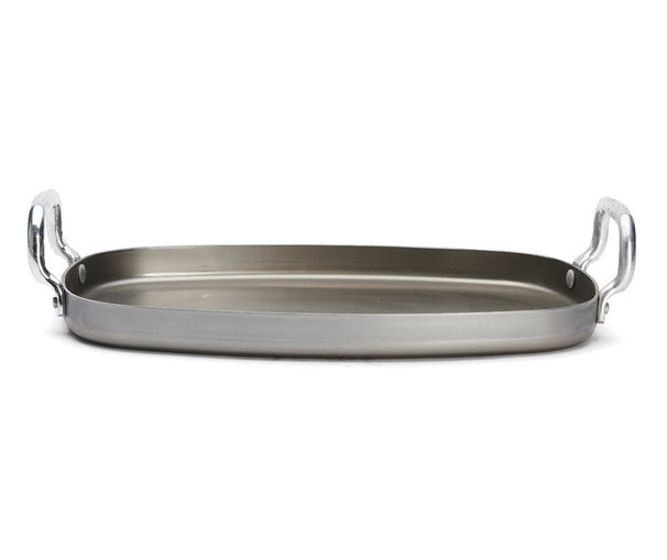 De Buyer Plancha Mineral B Pro - 38 x 26 cm - zonder anti-aanbaklaag