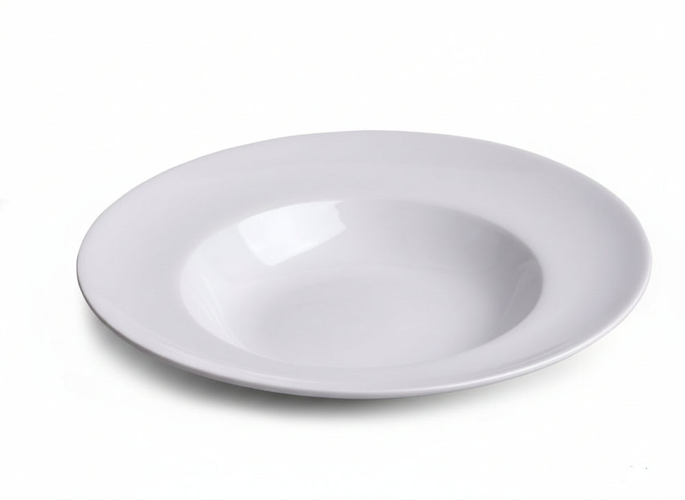 Cookinglife Diepe borden / Pastaborden - Porselein - Wit - ø 27 cm - 6 Stuks