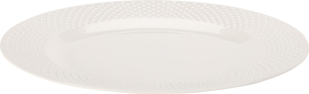 Cookinglife Dinerborden - CampVibe - Outdoor - Kunststof - Onbreekbaar - Wit ø 28 cm - 4 Stuks