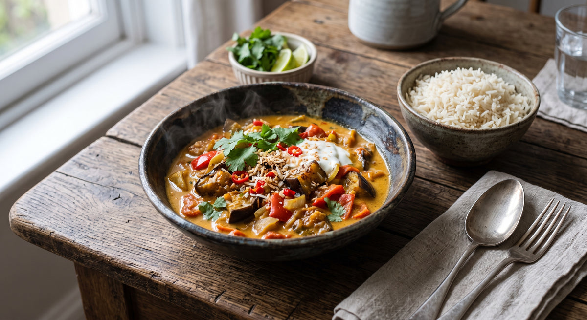 Romig, kruidig en hartverwarmend vegetarisch comfort food.