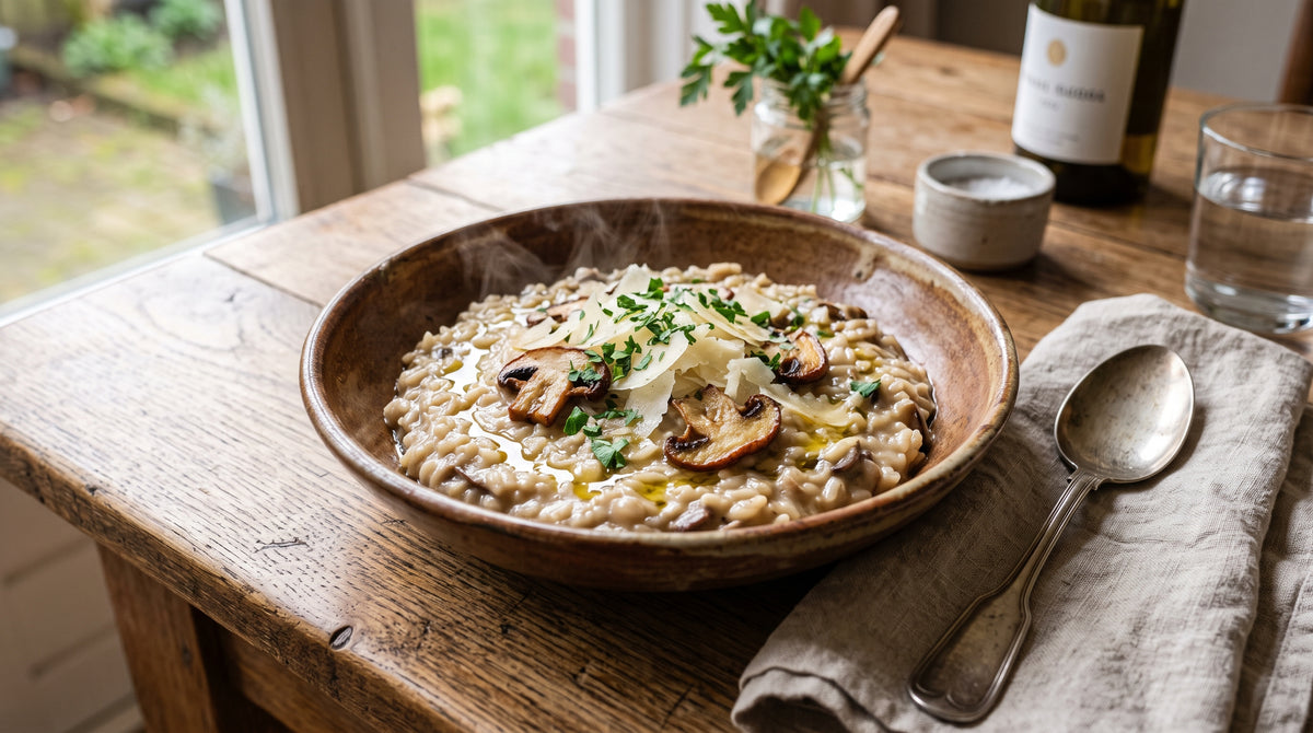 Romig, hartig en 100% glutenvrij genieten van de klassieke Italiaanse risotto.