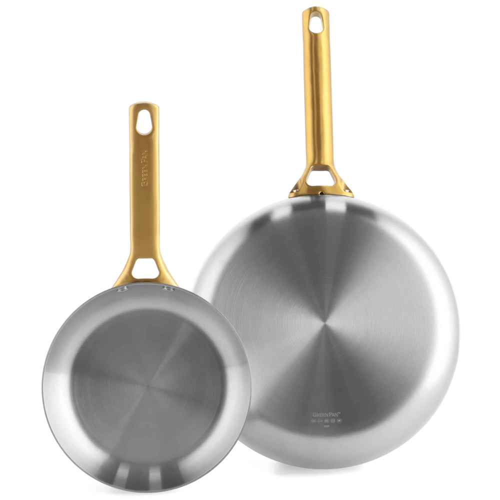 GreenPan Pannenset Padova Reserve 5-delig - Triply - Kookpan ø 20, 24 cm, Steelpan ø 18 cm & Koekenpan ø 20 & 28 cm