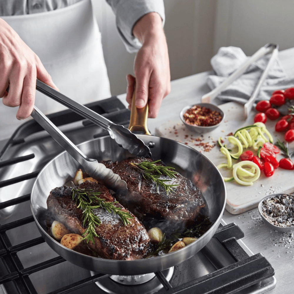 GreenPan Pannenset Padova Reserve 5-delig - Triply - Kookpan ø 20, 24 cm, Steelpan ø 18 cm & Koekenpan ø 20 & 28 cm