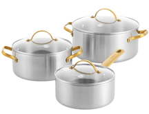 GreenPan Pannenset Padova Reserve 5-delig - Triply - Kookpan ø 20, 24 cm, Steelpan ø 18 cm & Koekenpan ø 20 & 28 cm