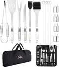 GrillX BBQ Accessoires Gereedschapset - BBQ Tang, Spatel, Vork, Borstel - Complete Barbecue Tools Set