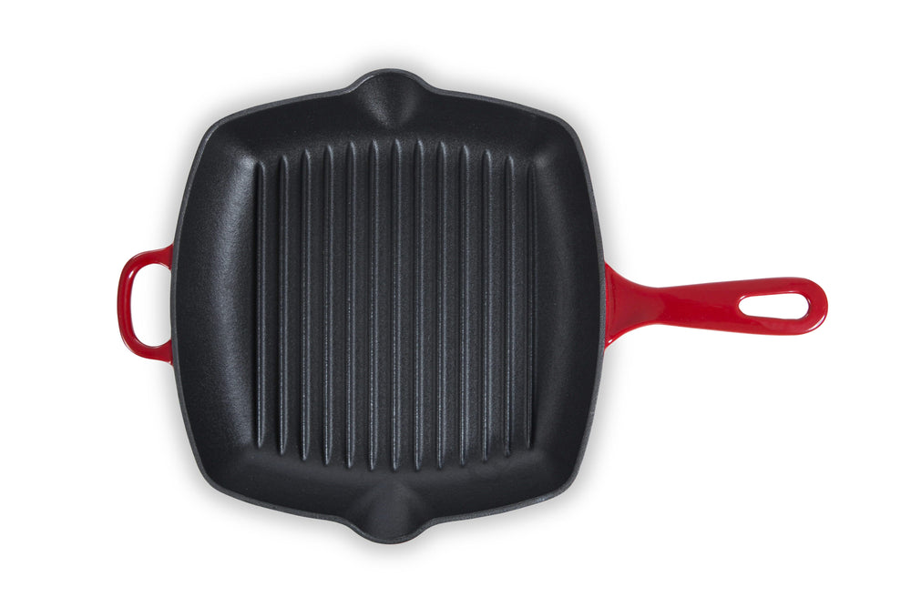 BK Grillpan Bourgogne Chili Red Gietijzer 26 x 26 cm - geëmailleerde anti-aanbaklaag