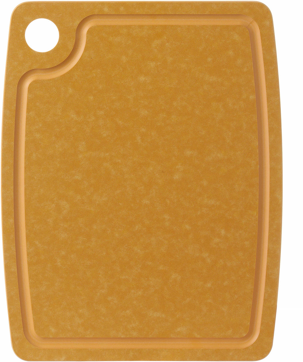 Hendi Snijplank antislip - vaatwasserbestendig -  bruin houtvezel - 37 x 27.5 cm
