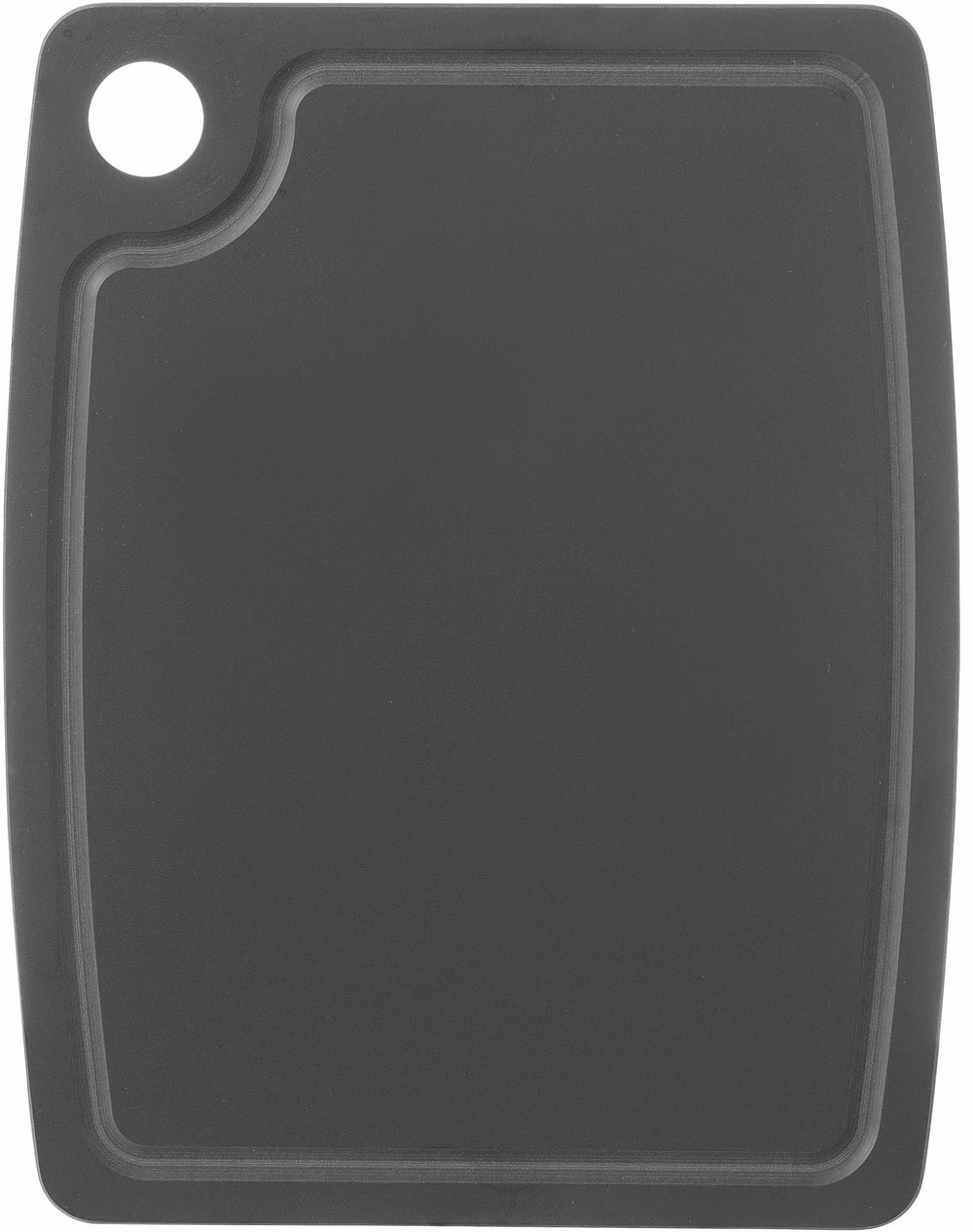 Hendi Snijplank antislip - vaatwasserbestendig -  zwart houtvezel - 30 x 23.5 cm