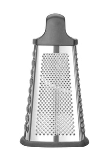 Hendi Rasp - Torenrasp vierzijdig met opvangbak - RVS - 15 x 13 x 31 cm