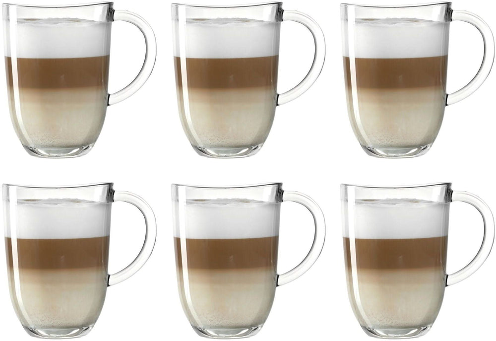 Leonardo Latte Macchiato Glazen - Napoli 380 ml - 6 stuks - Hittebestendig