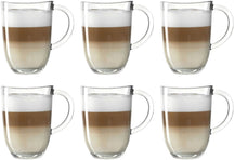 Leonardo Latte Macchiato Glazen - Napoli 380 ml - 6 stuks - Hittebestendig