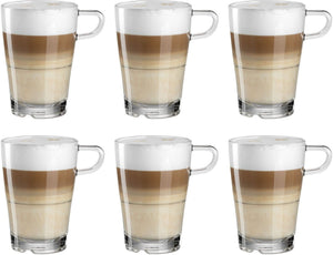Leonardo Latte Macchiato Glazen Senso - Stapelbaar - 350 ml - 6 stuks