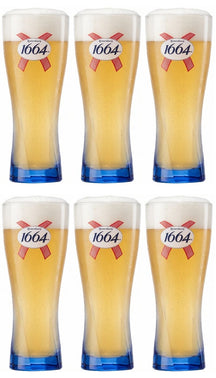Kronenbourg 1664 Blanc Bierglazen 330 ml - 6 stuks