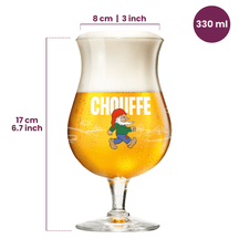 La Chouffe Bierglazen - 330 ml - 2 stuks