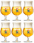 La Chouffe Bierglazen - 330 ml - 6 stuks