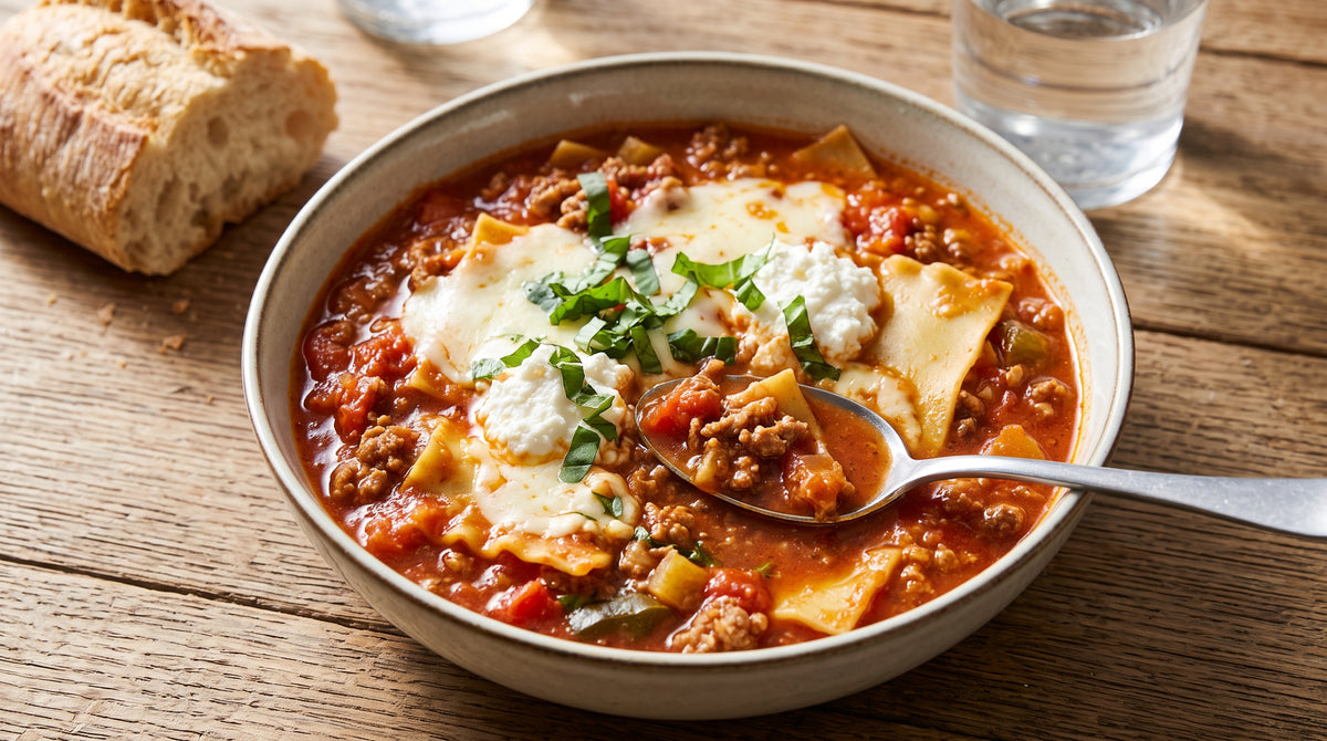 Alle smaken van lasagne, maar dan in een dampende kom