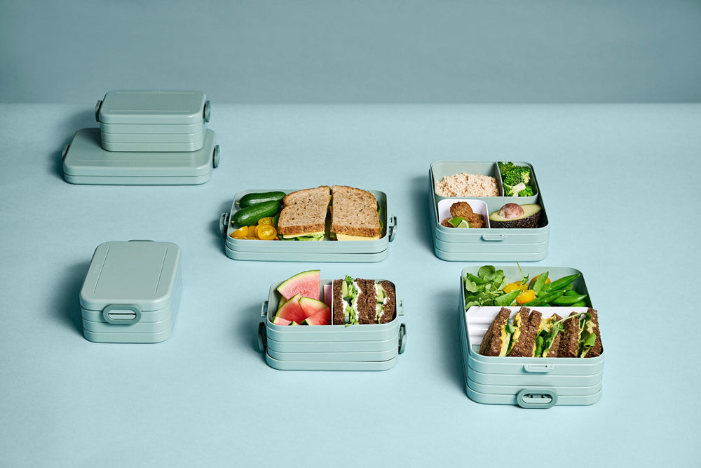 Mepal Broodtrommel / Lunchbox Take a Break Nordic Sage Midi - met 2 Bentobakjes
