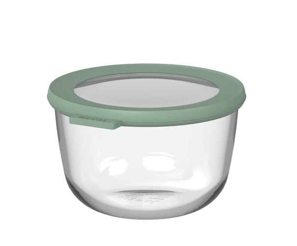 Mepal Glazen Vershoudbakje Cirqula Nordic Sage Rond - 1 liter