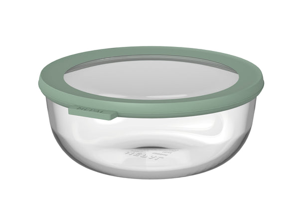 Mepal Glazen Vershoudbakje Cirqula Nordic Sage Rond - 1.25 liter