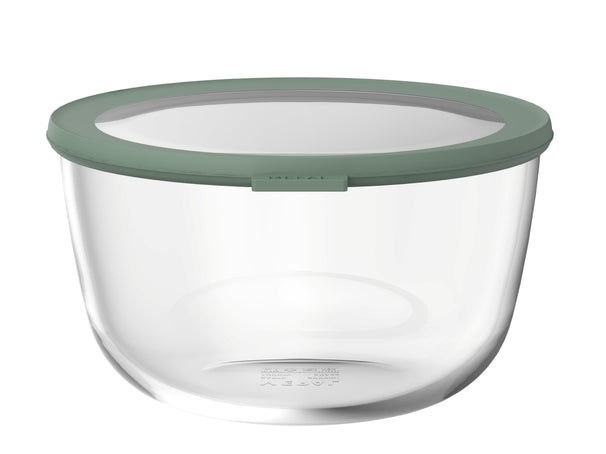 Mepal Glazen Vershoudbakje Cirqula Nordic Sage Rond - 3 liter