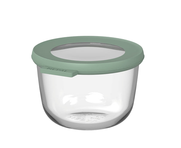 Mepal Glazen Vershoudbakje Cirqula Nordic Sage Rond - 500 ml