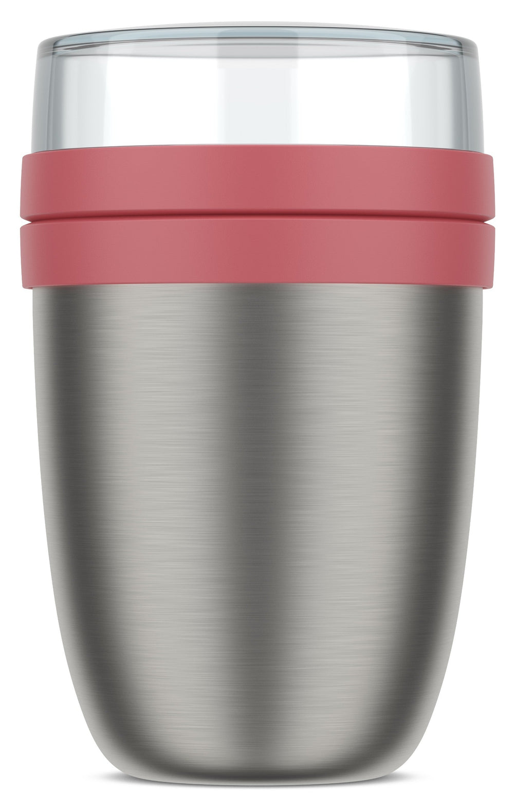 Mepal Thermos Yoghurt Beker / Muesli Beker / Lunchpot Ellipse Vivid Mauve - 500 ml + 200 ml