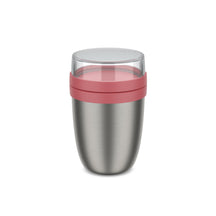Mepal Thermos Yoghurt Beker / Muesli Beker / Lunchpot Ellipse Vivid Mauve - 500 ml + 200 ml