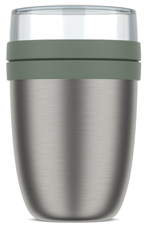 Mepal Thermos Yoghurt Beker / Muesli Beker / Lunchpot Ellipse Nordic Sage - 500 ml + 200 ml