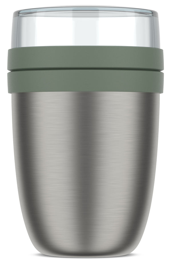 Mepal Thermos Yoghurt Beker / Muesli Beker / Lunchpot Ellipse Nordic Sage - 500 ml + 200 ml
