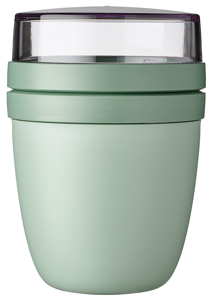 Mepal Yoghurt Beker / Muesli Beker / Lunchpot Ellipse Nordic Sage - 500 ml + 200 ml
