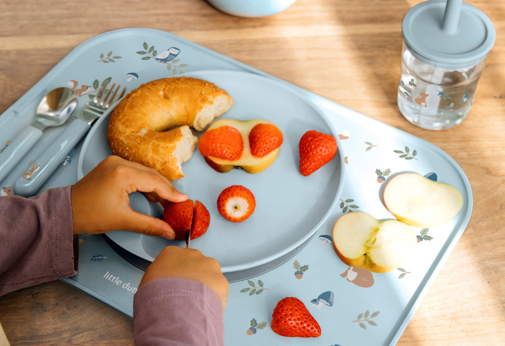 Mepal Kinderservies Mio Forest Friends 3-delig - bord, drinkbeker en lepel