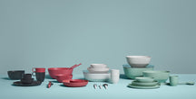 Mepal Serviesset Silueta Nordic White 8-delig / 2 personen - 2 borden, 2 diepe borden, 2 kommen en 2 bekers