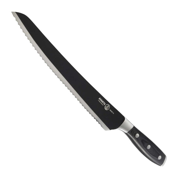 Messermeister Brisketmes / Vleesmes Gekarteld Avanta BBQ 25 cm - Zwart Titanium Lemmet