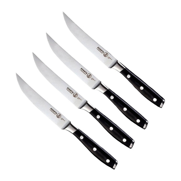 Messermeister Steakmessen Avanta Zwart 13 cm - 4 stuks