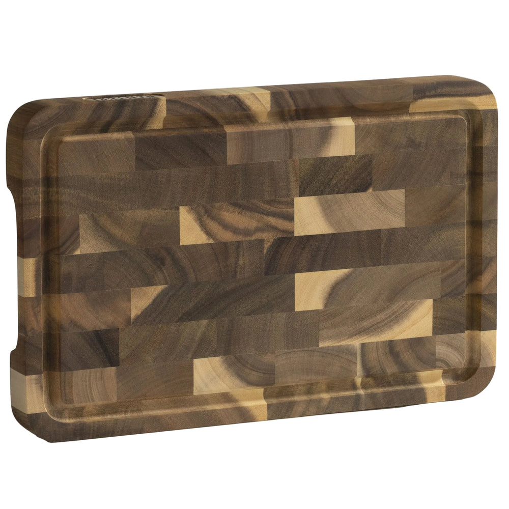 Namture Houten Snijplank Acacia Kopshout M - 28 x 18 cm - Houten Snij- en Bereidingsplank