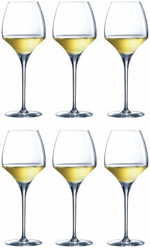 Chef & Sommelier Witte Wijnglazen Open Up - 400 ml - 6 stuks - 6 witte wijnglazen van 400 ml