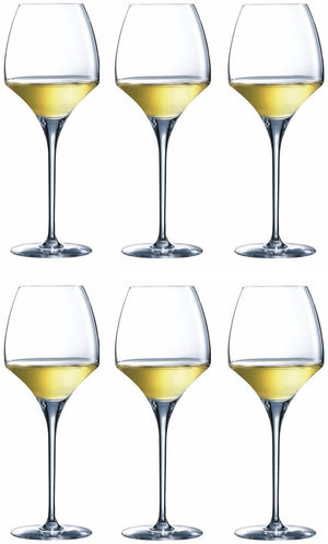 Chef & Sommelier Witte Wijnglazen Open Up - 400 ml - 6 stuks - 6 witte wijnglazen van 400 ml