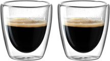 Leonardo Dubbelwandige Espresso Glazen Duo 100 ml - 2 Stuks