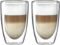 Leonardo Dubbelwandige Latte Macchiato Glazen Duo 400 ml - 2 stuks